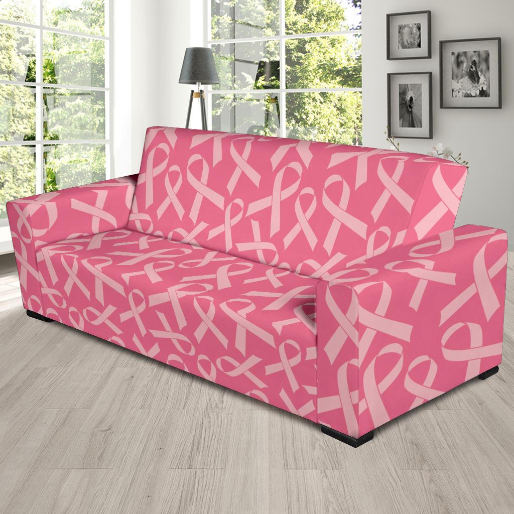 Breast Cancer Awareness Themed Sofa Slipcover-JTAMIGO.COM