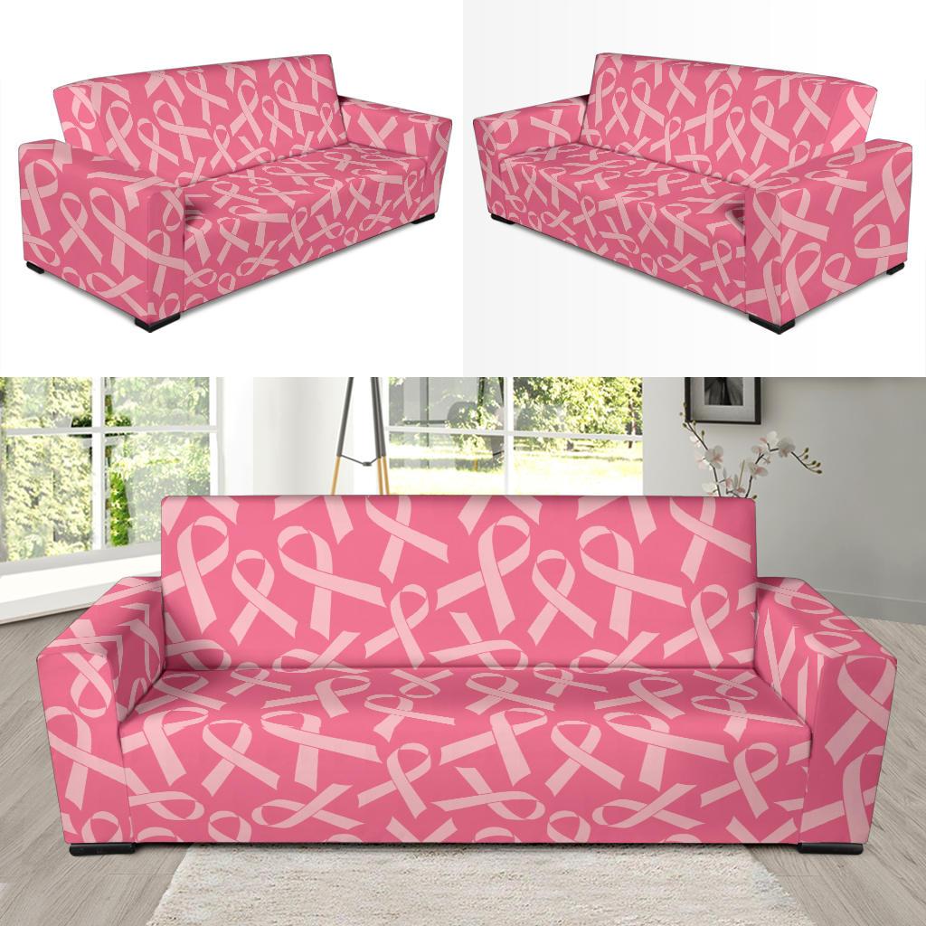 Breast Cancer Awareness Themed Sofa Slipcover-JTAMIGO.COM
