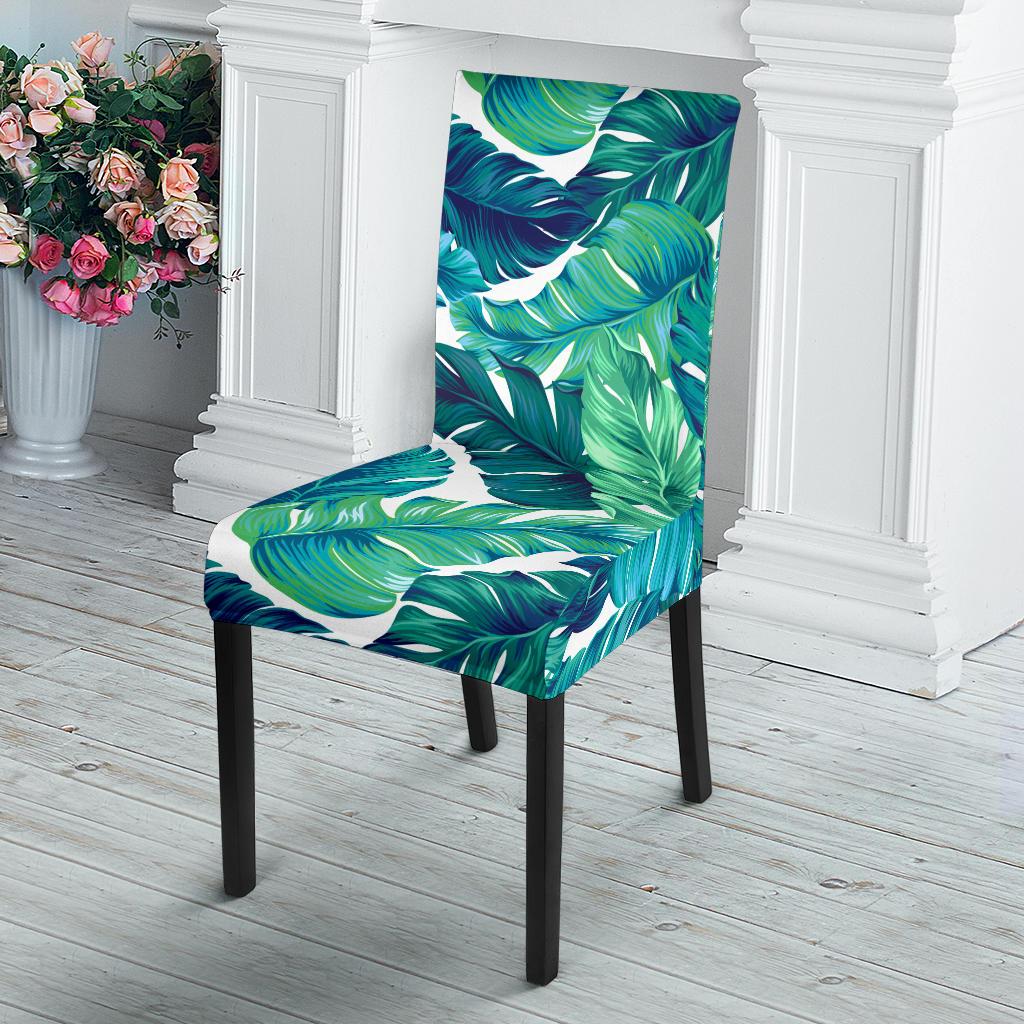 Brightness Tropical Palm Leaves Dinning Chair Slipper-JTAMIGO.COM