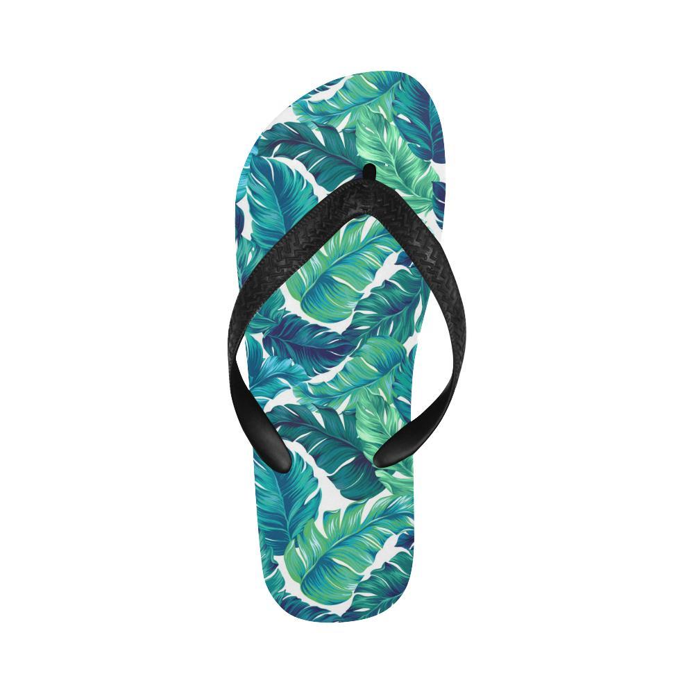 Brightness Tropical Palm Leaves Flip Flops-JTAMIGO.COM
