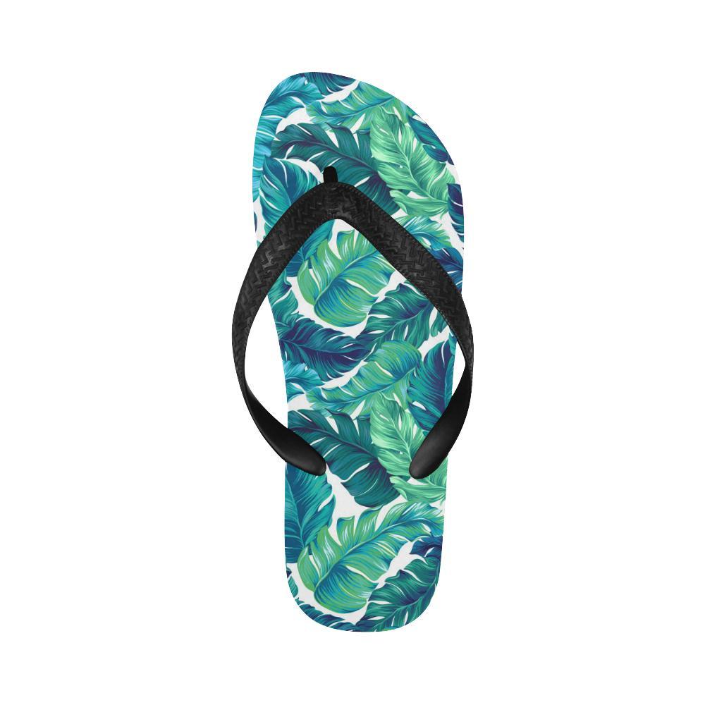 Brightness Tropical Palm Leaves Flip Flops-JTAMIGO.COM