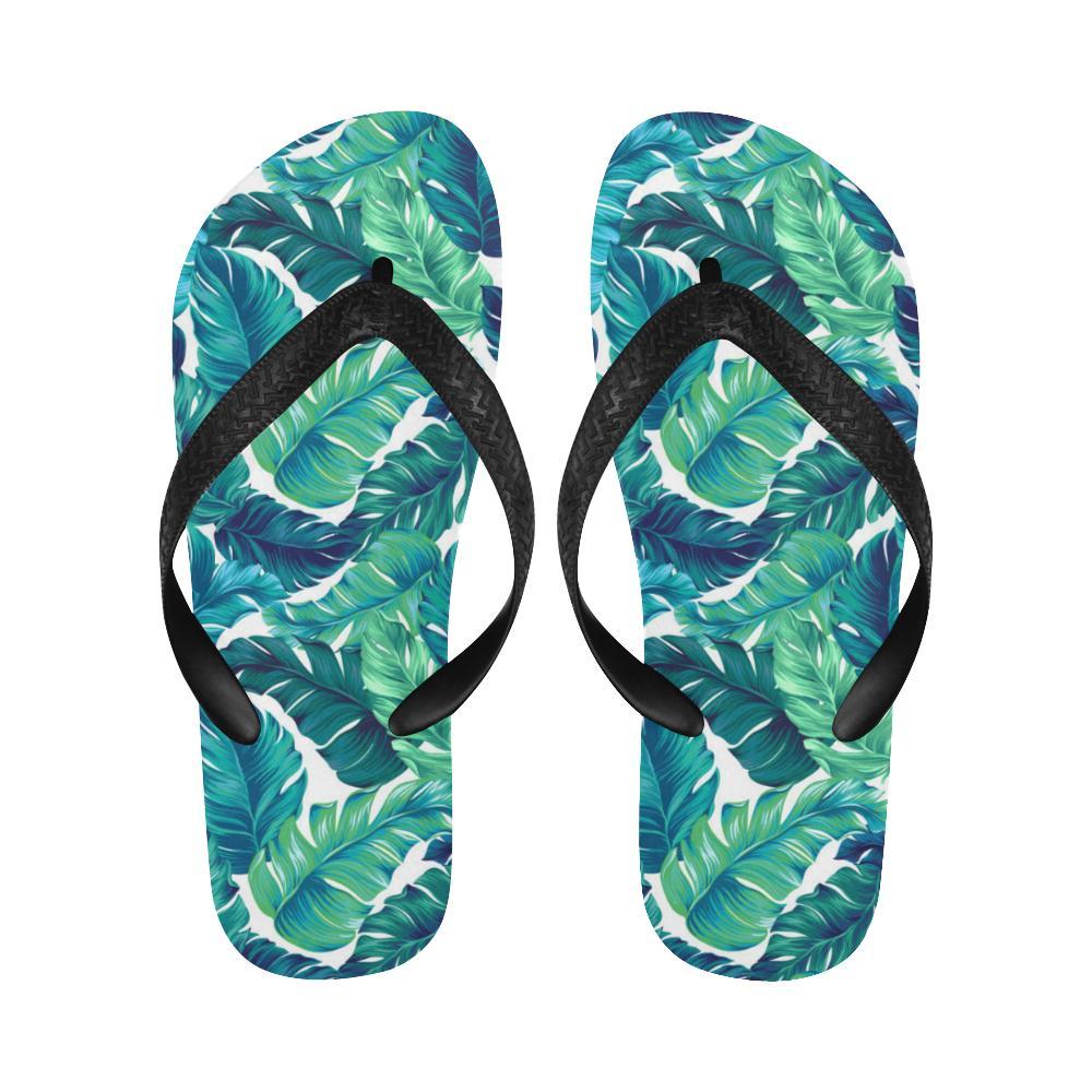 Brightness Tropical Palm Leaves Flip Flops-JTAMIGO.COM