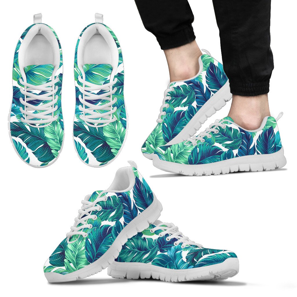 Brightness Tropical Palm Leaves Men Sneakers Shoes