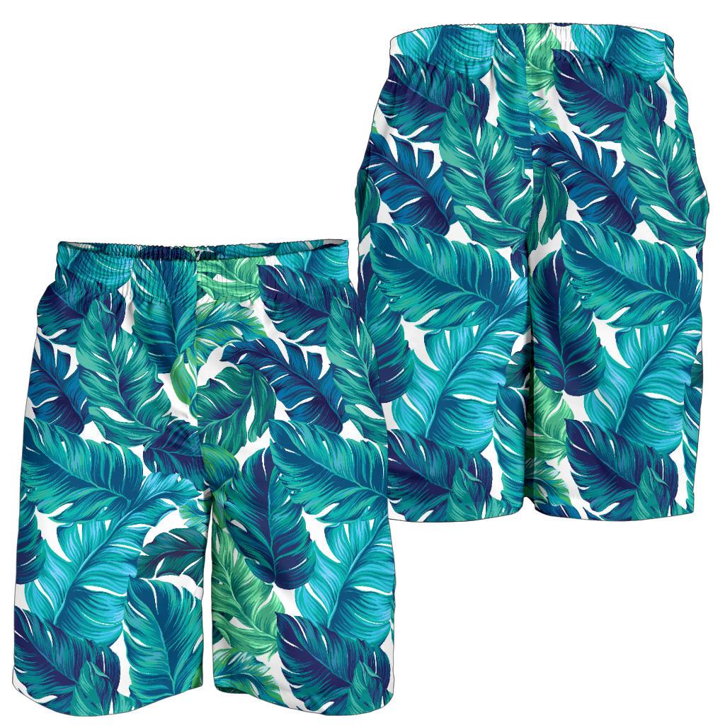 Brightness Tropical Palm Leaves Mens Shorts-JTAMIGO.COM