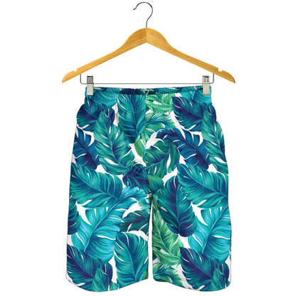 Brightness Tropical Palm Leaves Mens Shorts-JTAMIGO.COM