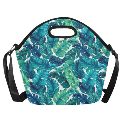 Brightness Tropical Palm Leaves Neoprene Lunch Bag (Model 1669)(Large)-JTAMIGO.COM
