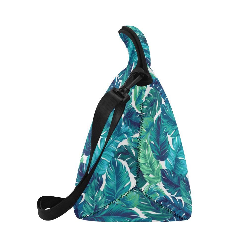 Brightness Tropical Palm Leaves Neoprene Lunch Bag (Model 1669)(Large)-JTAMIGO.COM