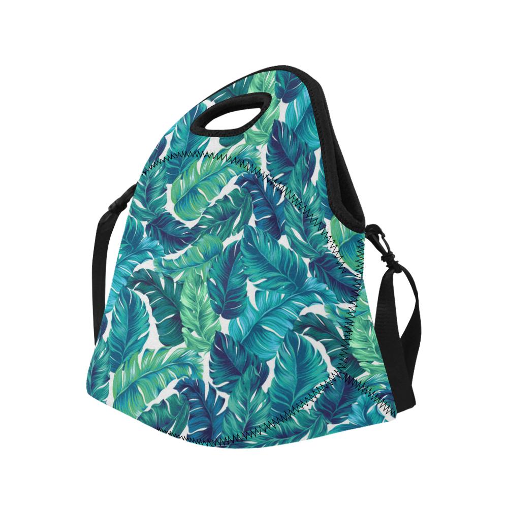Brightness Tropical Palm Leaves Neoprene Lunch Bag (Model 1669)(Large)-JTAMIGO.COM