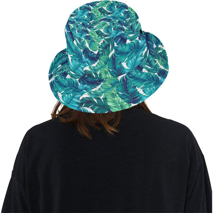 Brightness Tropical Palm Leaves Unisex Bucket Hat