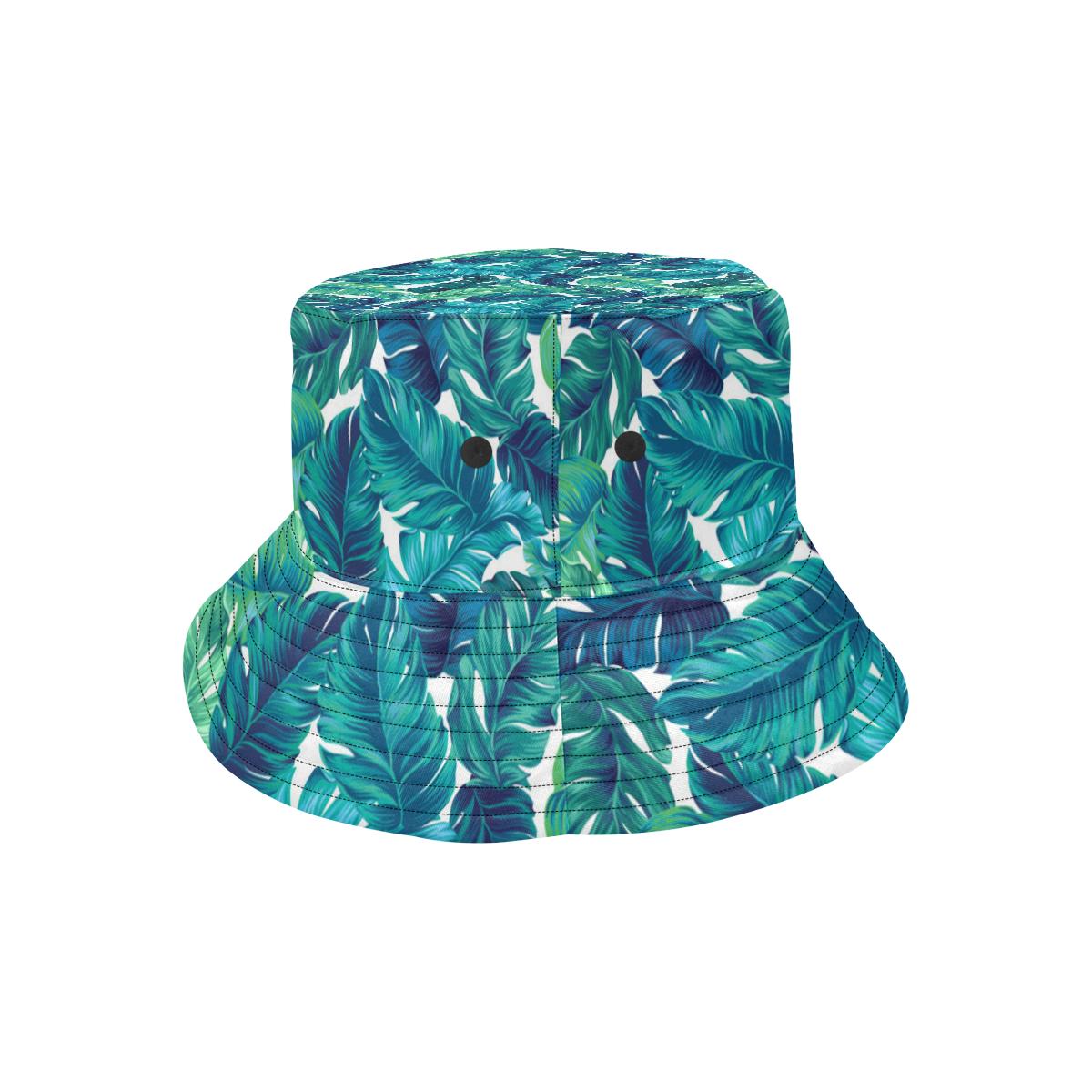 Brightness Tropical Palm Leaves Unisex Bucket Hat