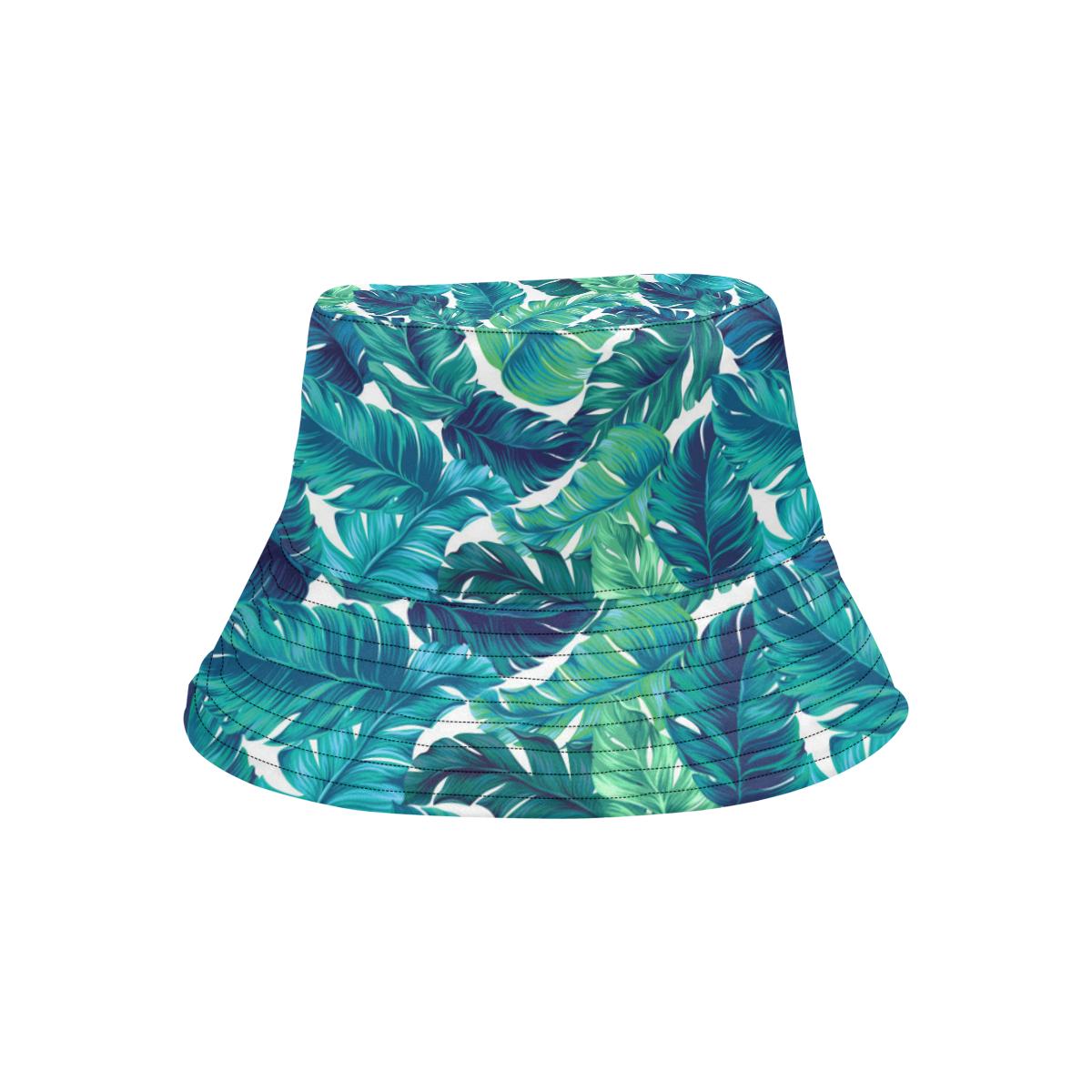 Brightness Tropical Palm Leaves Unisex Bucket Hat