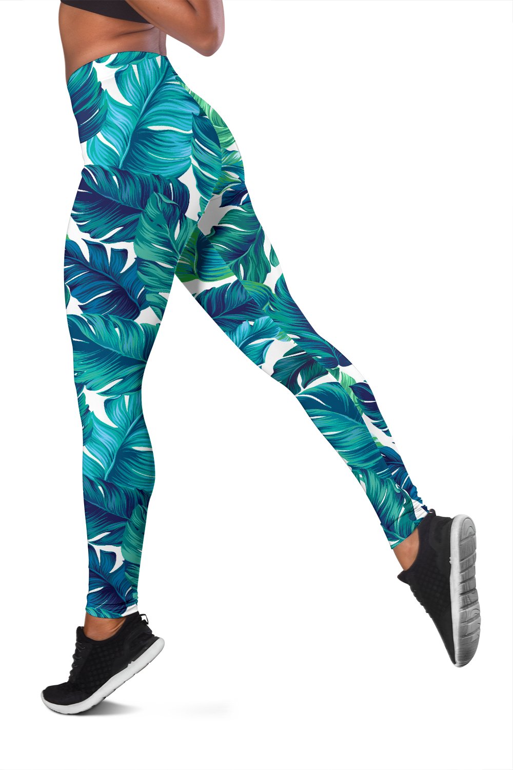 Brightness Tropical Palm Leaves Women Leggings