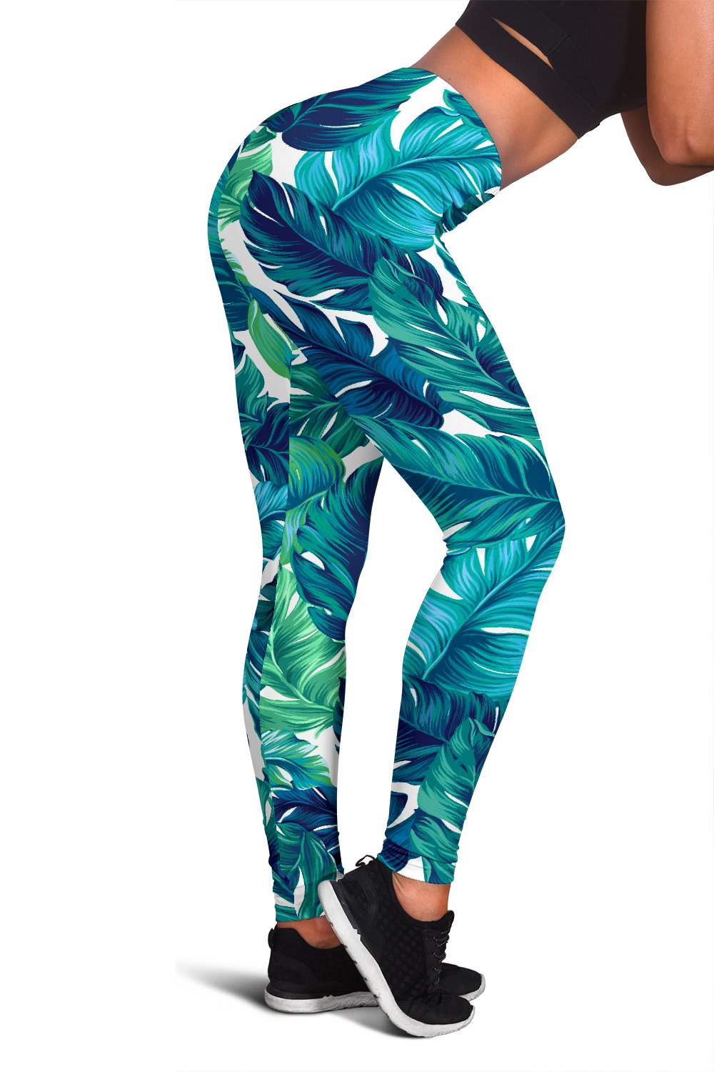 Brightness Tropical Palm Leaves Women Leggings