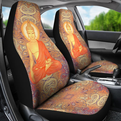 Buddha Indian Colorful Print Universal Fit Car Seat Covers