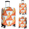 Buddha Pattern Print Luggage Cover Protector