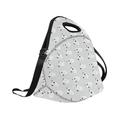 Bull Terrier hand draw Print Pattern Neoprene Lunch Bag (Model 1669)(Large)-JTAMIGO.COM