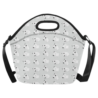 Bull Terrier hand draw Print Pattern Neoprene Lunch Bag (Model 1669)(Large)-JTAMIGO.COM