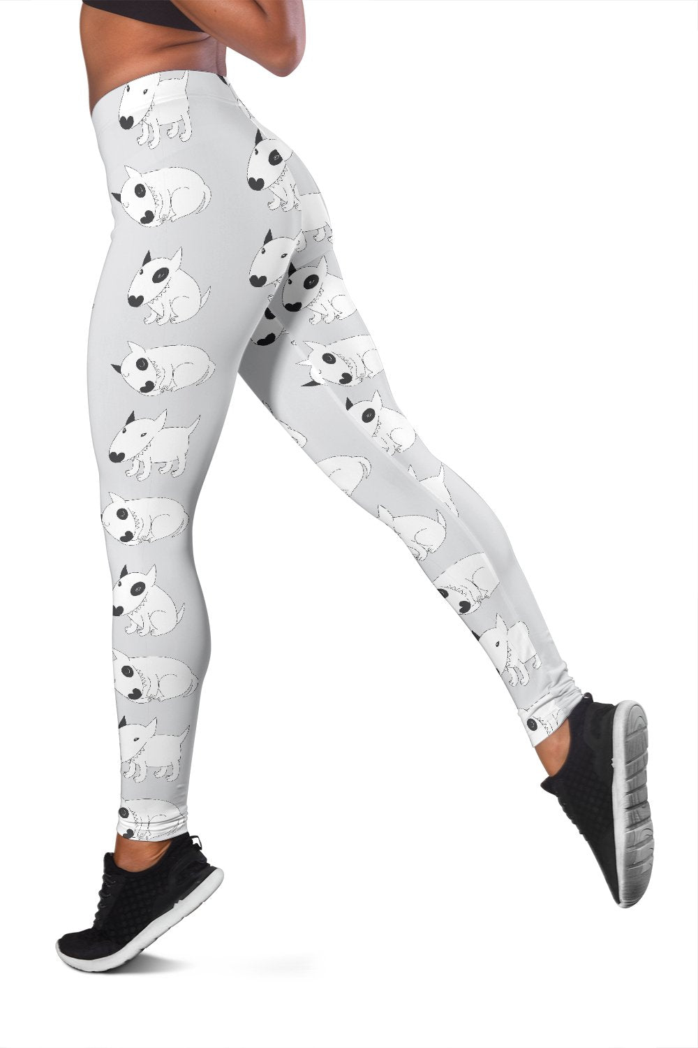 Bull Terrier hand draw Print Pattern Women Leggings