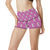 Bull Terrier Happy Print Pattern High Waisted Spandex Shorts-JTAMIGO.COM