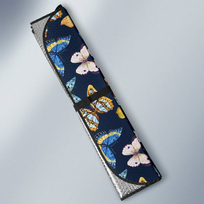 Butterfly Beautiful Print Pattern Car Sun Shade For Windshield