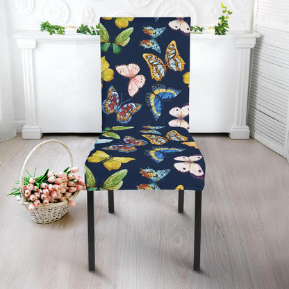 Butterfly Beautiful Print Pattern Dinning Chair Slipper-JTAMIGO.COM