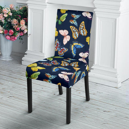 Butterfly Beautiful Print Pattern Dinning Chair Slipper-JTAMIGO.COM