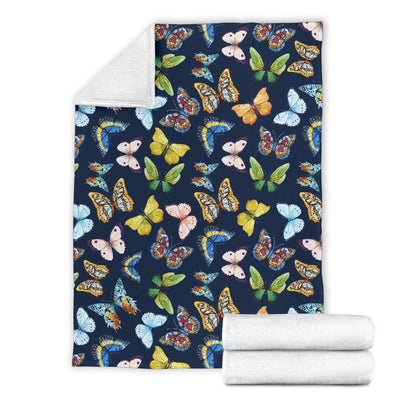Butterfly Beautiful Print Pattern Fleece Blanket