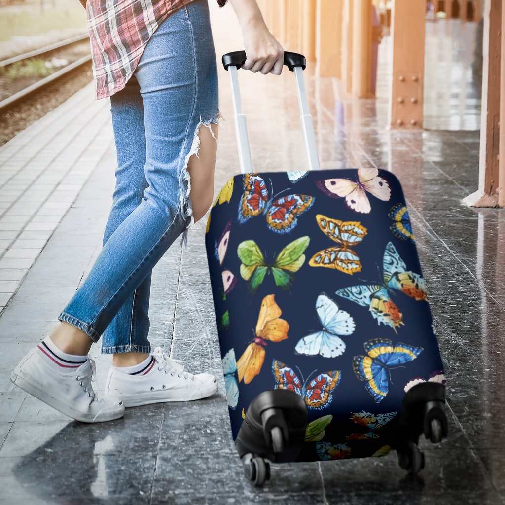 Butterfly Beautiful Print Pattern Luggage Cover Protector