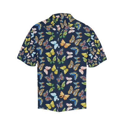 Butterfly Beautiful Print Pattern Men Aloha Hawaiian Shirt