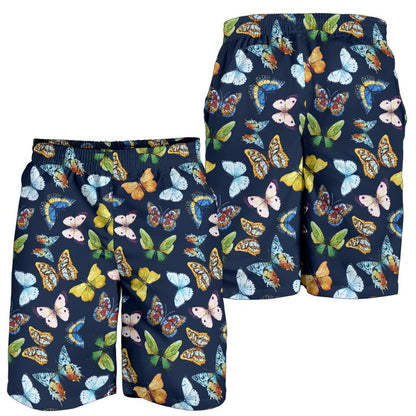 Butterfly Beautiful Print Pattern Mens Shorts-JTAMIGO.COM