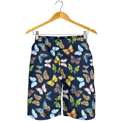 Butterfly Beautiful Print Pattern Mens Shorts-JTAMIGO.COM