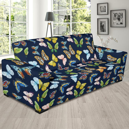 Butterfly Beautiful Print Pattern Sofa Slipcover-JTAMIGO.COM