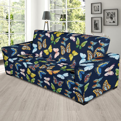 Butterfly Beautiful Print Pattern Sofa Slipcover-JTAMIGO.COM