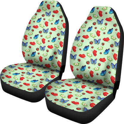 Butterfly Garden Print Universal Fit Car Seat Covers