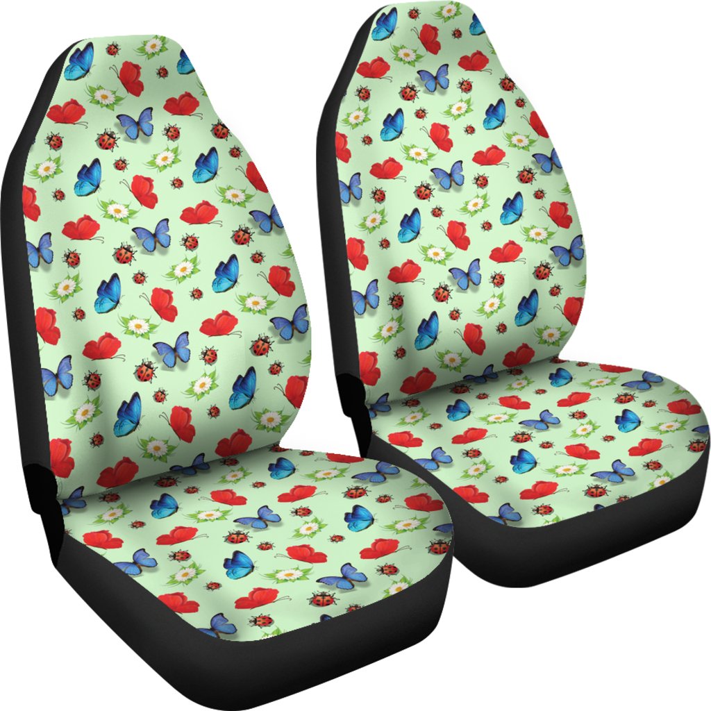 Butterfly Garden Print Universal Fit Car Seat Covers