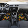 Butterfly Neon Color Print Pattern Car Floor Mats