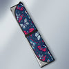 Butterfly Red Deep Blue Print Pattern Car Sun Shade For Windshield