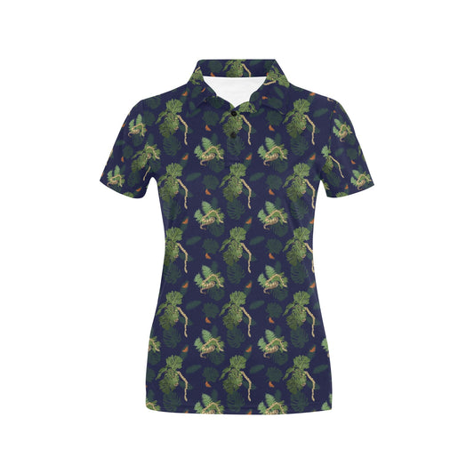 Boa Pattern Print Design 02 Women's Polo Shirt