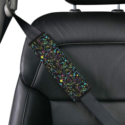 Splatter Multicolor Print Design LKS302 Car Seat Belt Cover