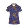 Goldfish Pattern Print Design 01 Women's Polo Shirt