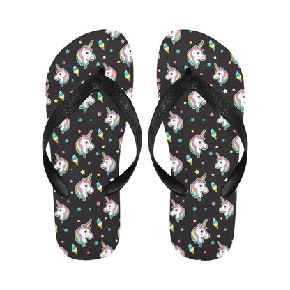 Unicorn Print Design LKS302 Flip Flops