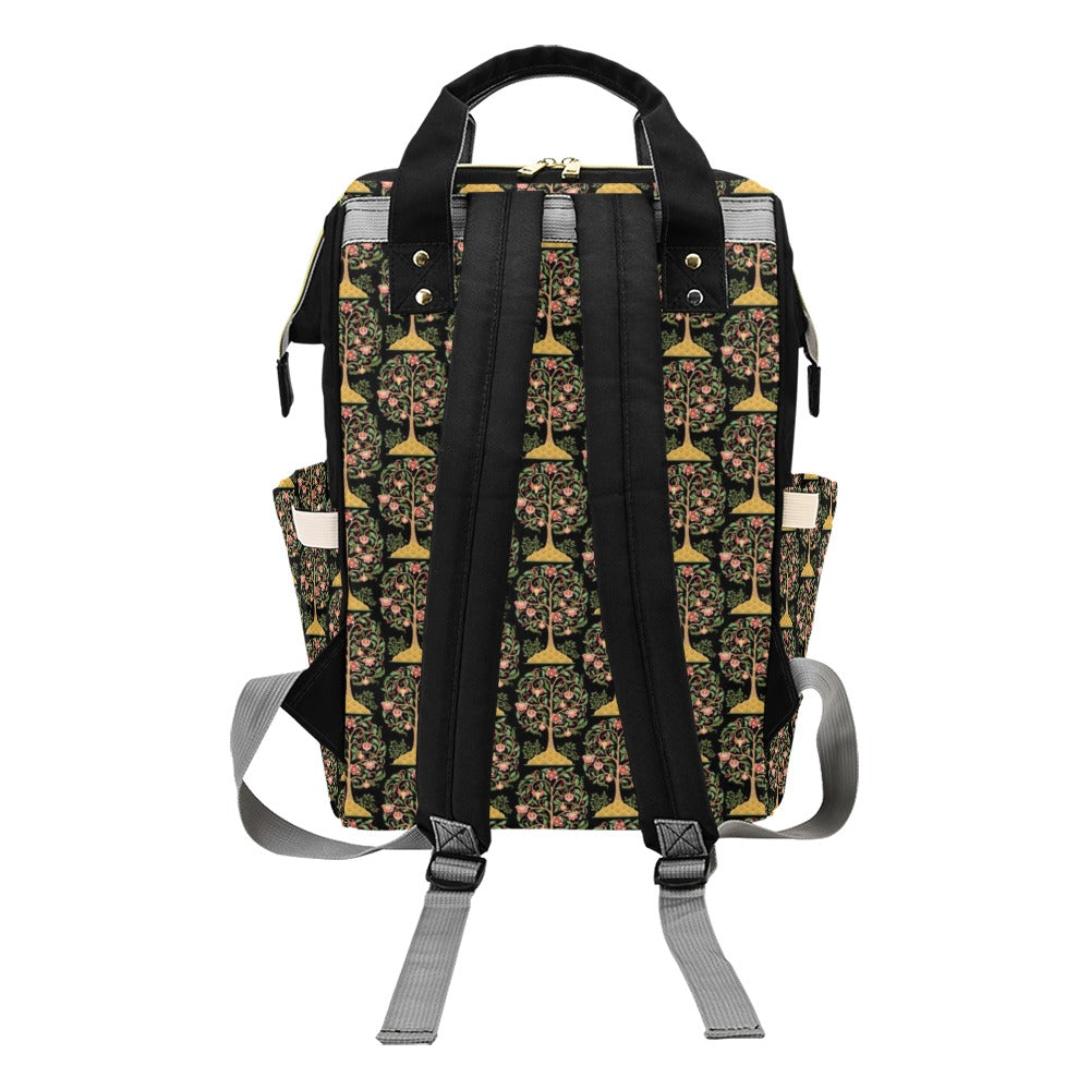 Tree Of Life Print Design LKS303 Diaper Bag Backpack