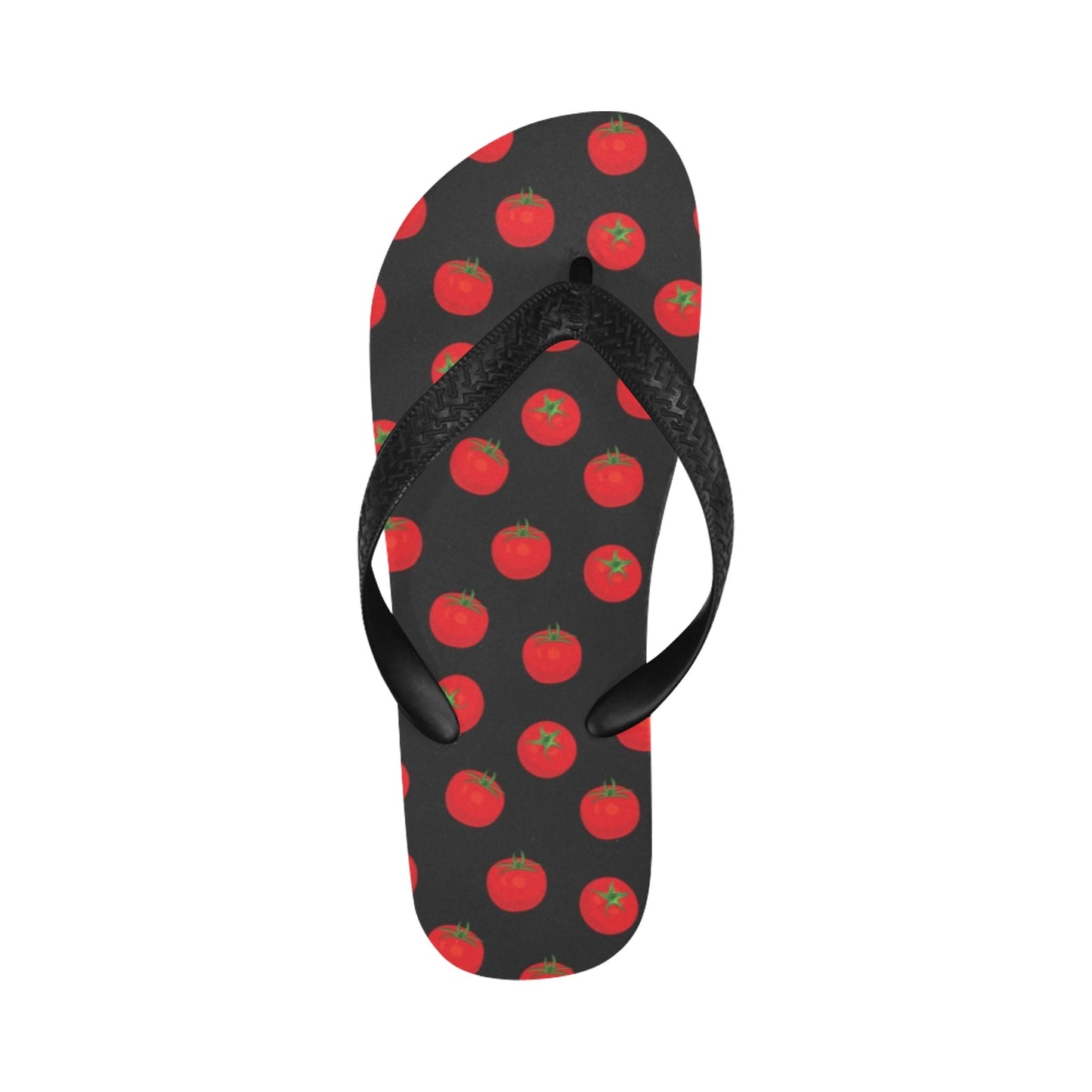 Tomato Print Design LKS305 Flip Flops