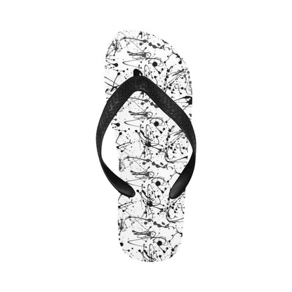 Splatter Print Design LKS305 Flip Flops