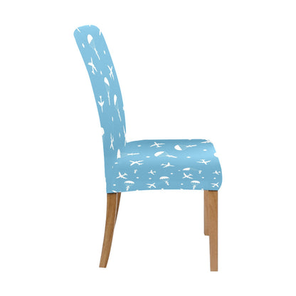 Skydiver Print Design LKS303 Dining Chair Slipcover