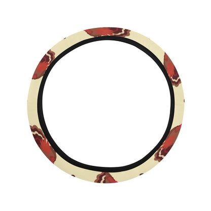 Thanksgiving Print Design LKS3010 Steering Wheel Cover with Elastic Edge