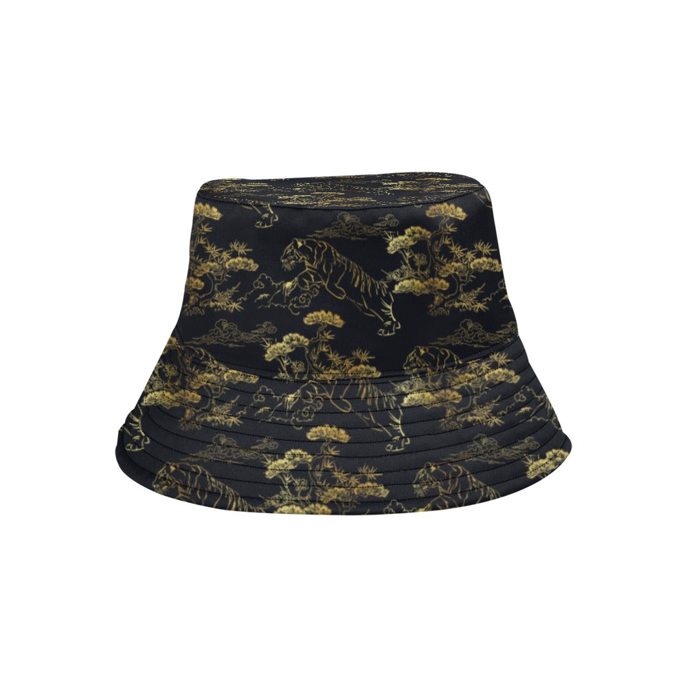 Tiger Japan Style Print Design LKS305 Unisex Bucket Hat