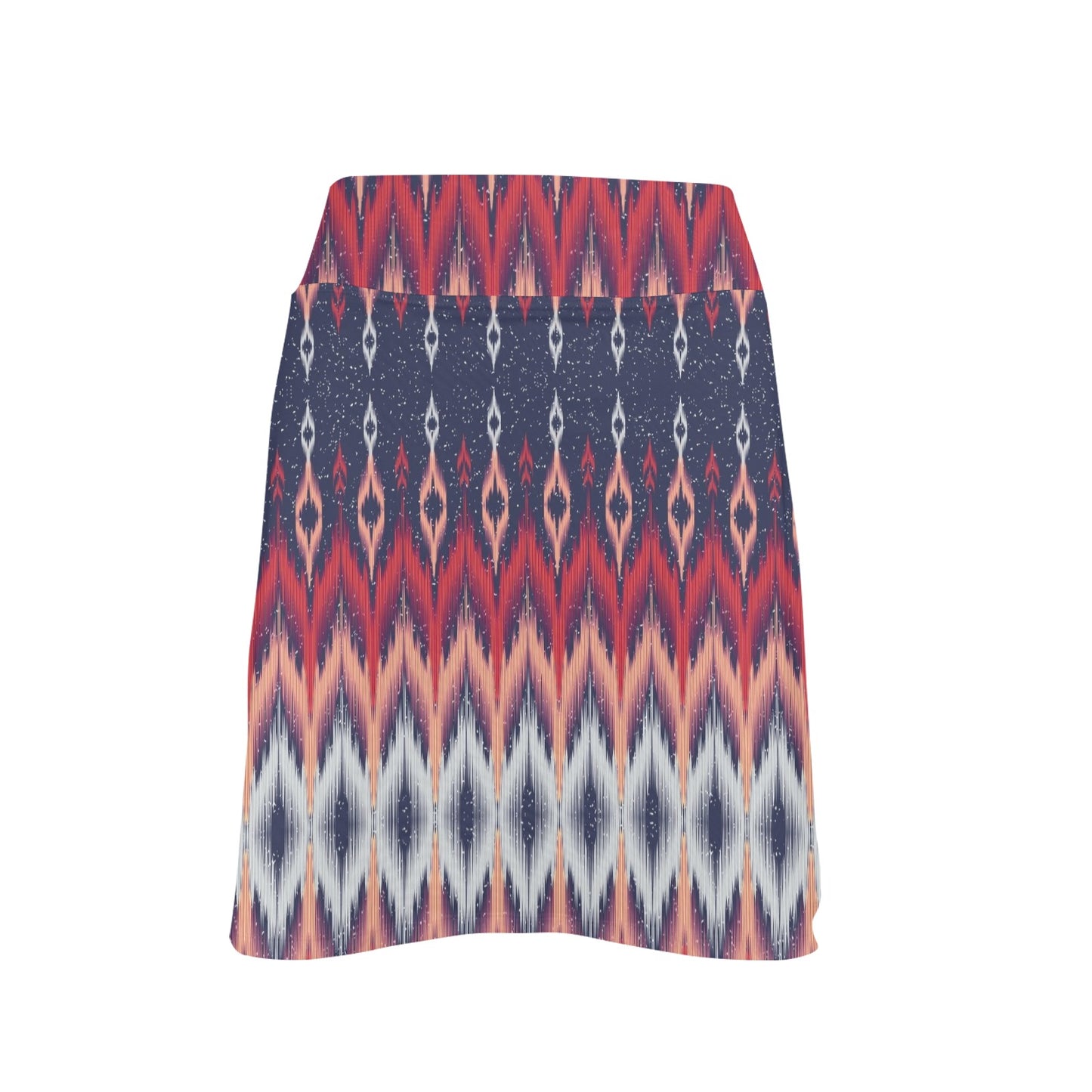 Ikat Print Design LKS401 17" Golf & Pickleball Skort with Pockets
