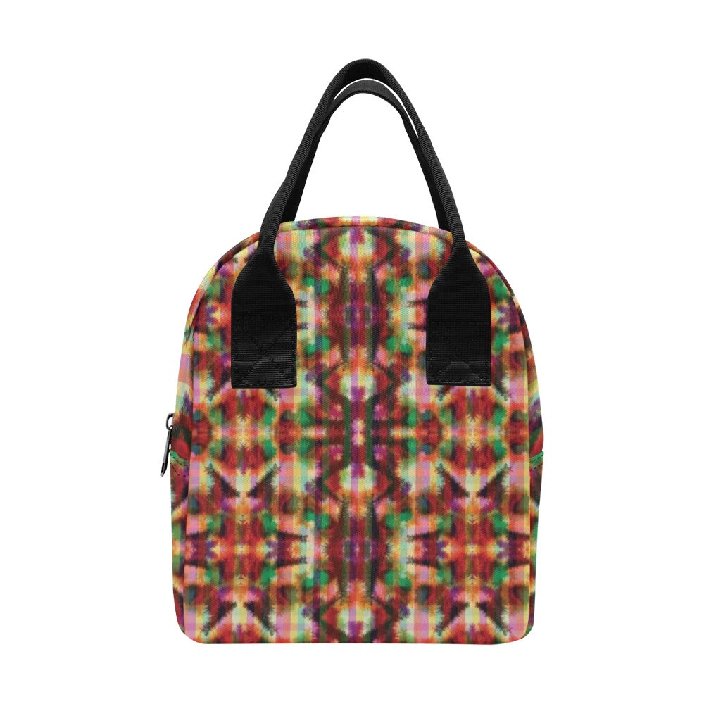 Tie Dye Print Design LKS301 Insulated Lunch Bag
