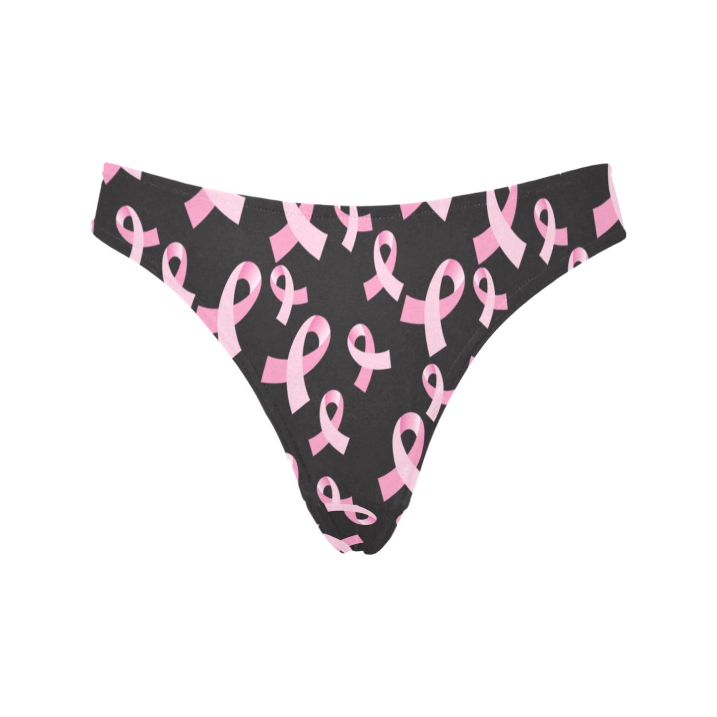 Breast Cancer Awareness Design Women's Thongs